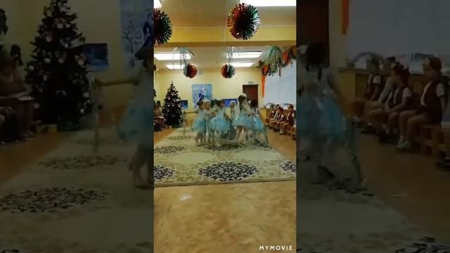Танец "Снежинок" в детском саду смотреть онлайн