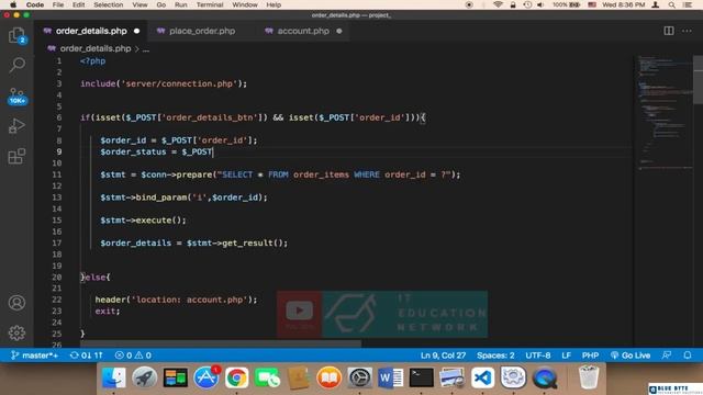 Ecommerce Website With PHP & MySql - 88 - Order status смотреть онлайн