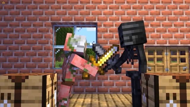Monster School : ZOMBIE VILLAIN - Minecraft Animation смотреть онлайн