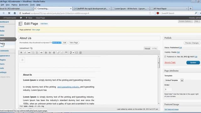 BestWebsitesDesigner.com video explaining how to add new pages to wordpress смотреть онлайн
