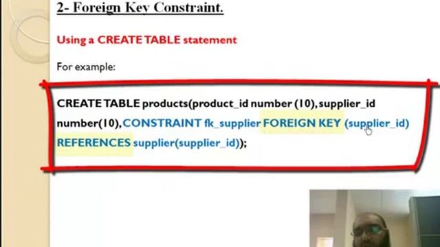 7 Lecture 3 Oracle Foreign key Constraint تعليم اوراكل смотреть онлайн