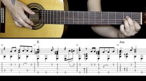 От героев былых времён (Вечный огонь) | На гитаре | Ноты Табы Разбор