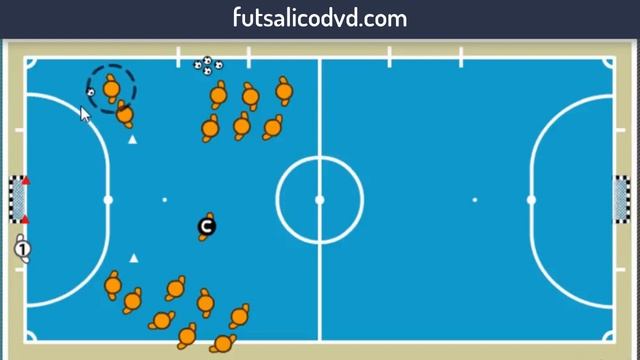 Научись забивать больше голов! Как научиться забивать голы в футзале? Командное упражнение. смотреть онлайн