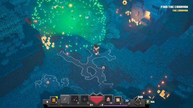 Achieving black wolf armor!! -Minecraft Dungeons смотреть онлайн