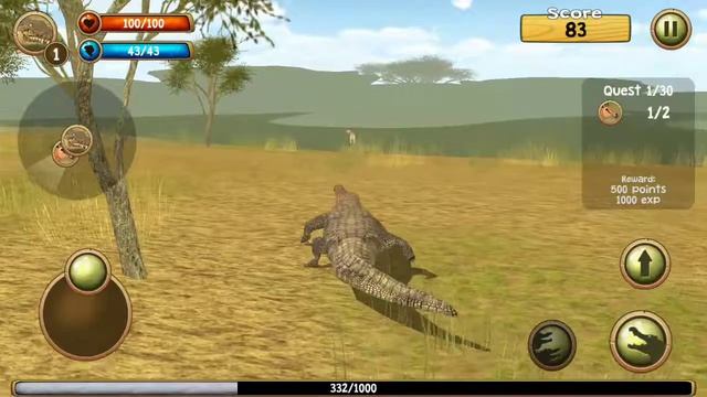 Decent Crocodile Simulator Game On Google Play! смотреть онлайн