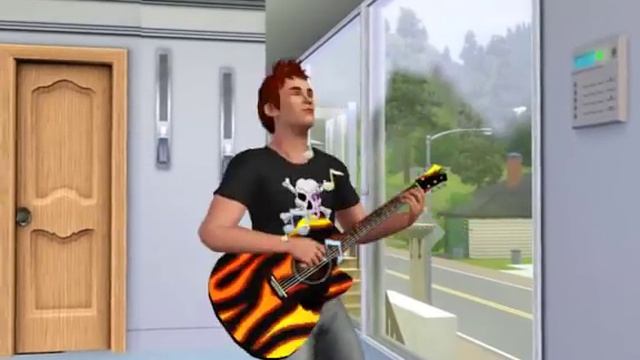 Sims 3 Gameplay - Playing the guitar (Skill level 10) смотреть онлайн