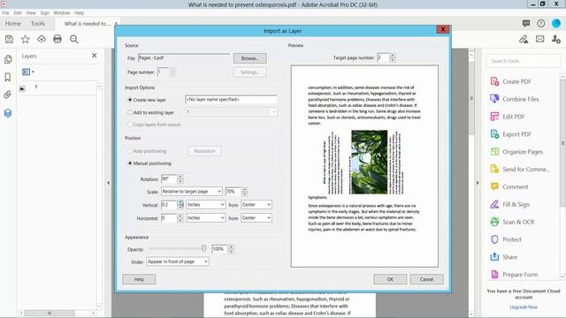 How to merge layers in PDF File using Adobe Acrobat Pro DC смотреть онлайн