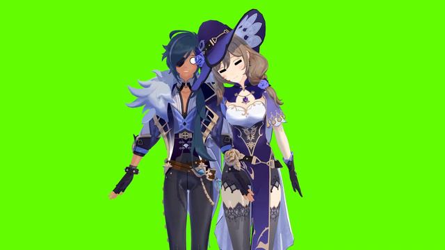 【MMD】 Kaeya X Lisa смотреть онлайн