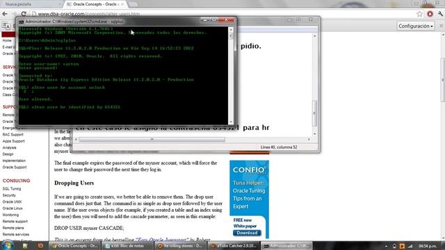 Tuto Oracle 3-Gestión Base de Datos смотреть онлайн