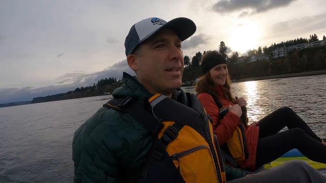 First Test-drive of the Hobie Fiesta 2022 4 person Inflatable Pedal Drive Kayak! смотреть онлайн