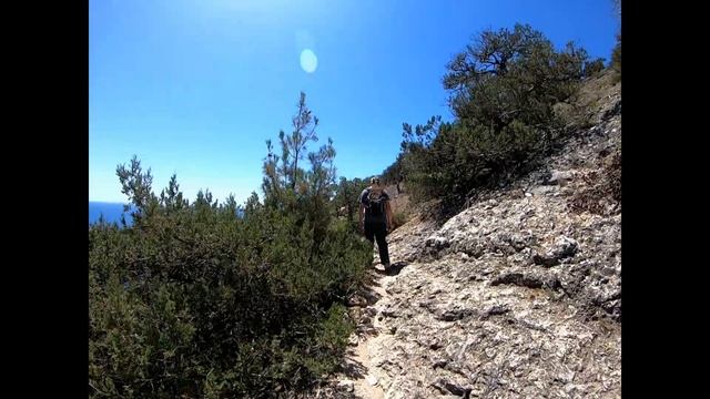 тропа Голицына и гора Караул-Оба смотреть онлайн