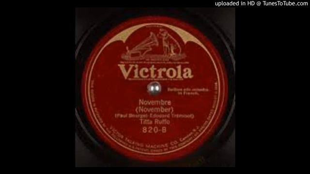 Novembre (November) - Titta Ruffo - Paul Bourget смотреть онлайн
