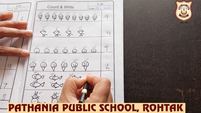 Pathania world campus, Nursery lotus, Maths ( w.b pg 73,74 & n.n 5) 28.01.2021 смотреть онлайн