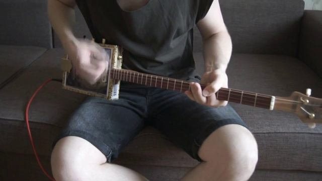 4х струнная сигарбокс гитара -"Robert Lee" - Preacher Cigar box guitars Санкт-Петербург смотреть онлайн