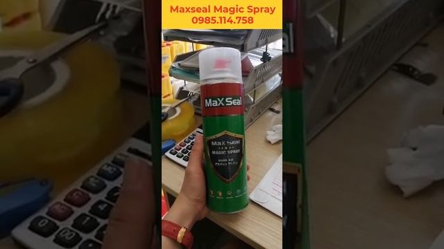 Maxseal Magic Spray Bình Xịt Siêu Chống Thấm Đa Năng Nhật Bản - Vá Vết Nứt  - Chống Dột Trần Sàn Má