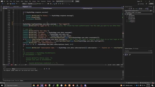 Software debug/event logging with KeyAuth C#, C++, Python смотреть онлайн