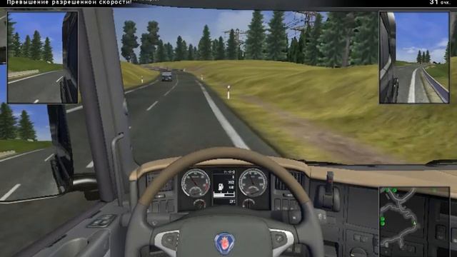 Обзор на scania truck driving simulator #3 смотреть онлайн