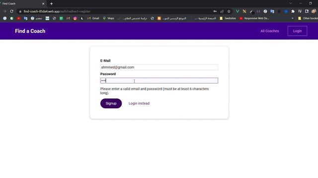 Find Coach app with vue.js / vuex/ firebase смотреть онлайн