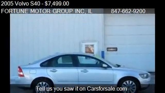 2005 Volvo S40 2.4i for sale in Waukegan, IL 60085 at FORTUN смотреть онлайн