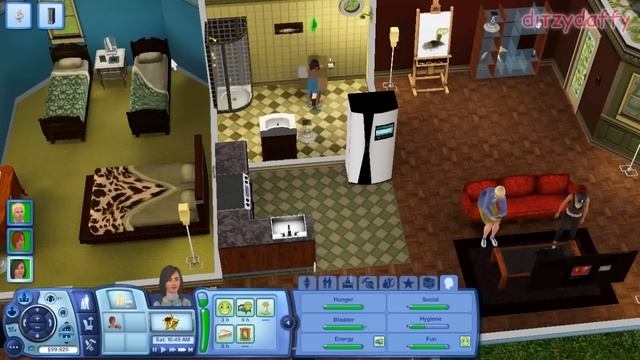 The Sims 3 - Acer Aspire 5750g Gameplay