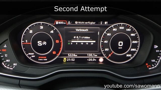 2018 Audi A4 Avant 2.0 TDI S tronic 190 HP 0-100 km/h & 0-100 mph Acceleration смотреть онлайн