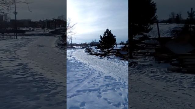 Стройка в парке г.Черногорска продолжается. смотреть онлайн