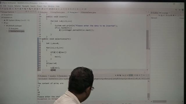 Understanding the concept of Selection Sort and its implementation in Java--Data Structure in Java смотреть онлайн