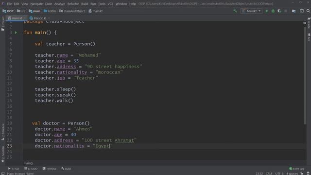 شرح object في دورة تعلم لغة كوتلن смотреть онлайн