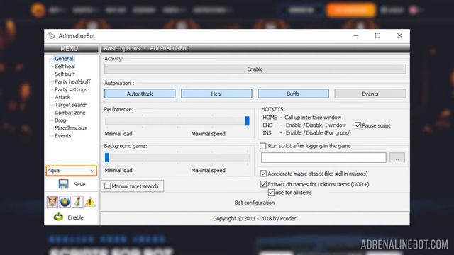 Overview of Adrenaline bot interface and its capabilities смотреть онлайн