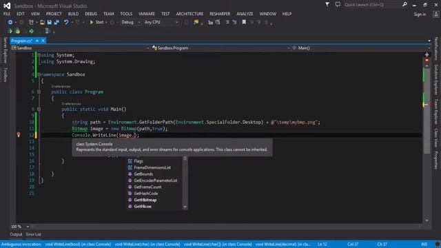 Using Bitmap Class in C#.net visual studio 2013 смотреть онлайн