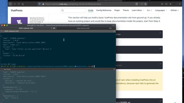 POC4 VuePress - Static Website Setup for HXNYC 2020 Software Class смотреть онлайн