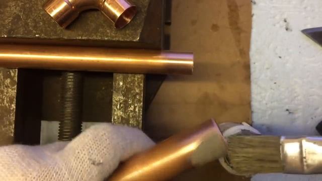 ПАЙКА МЕДНОЙ ТРУБЫ. ДЛЯ НОВИЧКОВ. смотреть онлайн