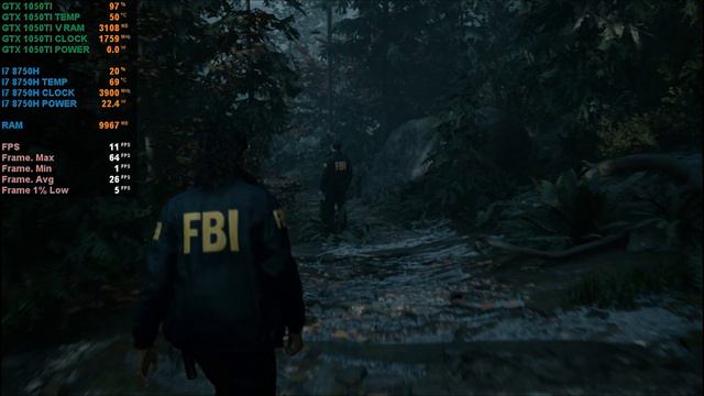 [HOW BAD] ALAN WAKE 2 - GTX 1050 TI 4GB LAPTOP with INTEL I7 8750H | 1080P & 720P | LOW GRAPHIC | смотреть онлайн