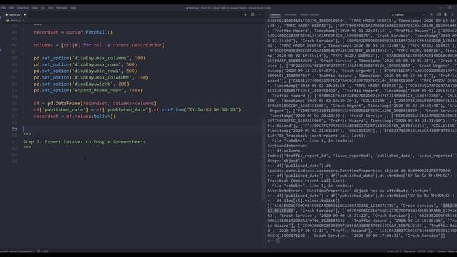Import Data to Google Sheets From SQL Server using Python смотреть онлайн