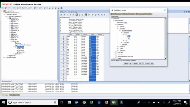 Essbase Load Rule - Data смотреть онлайн