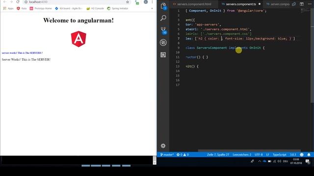 Angular 6 - Work with the Component Style - Basic Part#07 смотреть онлайн