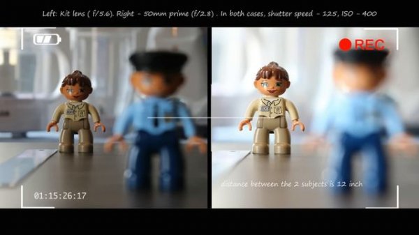 Canon 50mm f1.8 vs 18-55mm kit lens| Prime Lens vs Zoom Lens