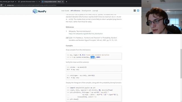 Geometric Brownian Motion in Python смотреть онлайн