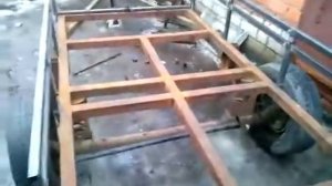 Самодельный прицеп из задней балки Азлк  2141