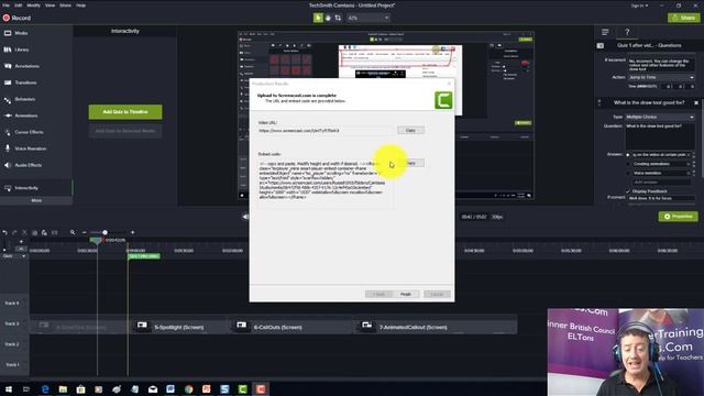 Camtasia 2018 & 2019 -Complete training in creating quizzes #camtasia #screencast смотреть онлайн