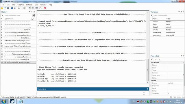 polr With R Software & bicop With STATA 18 смотреть онлайн