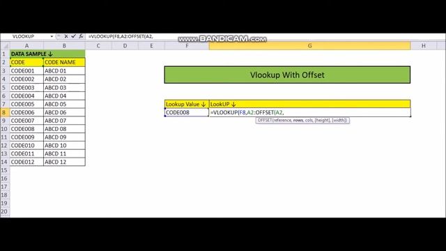Vlookup With Offset | Automatic Range In Vlookup смотреть онлайн