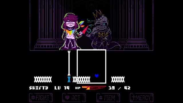StoryShift Facing Demons Chara Fight - Genocide Ending | Undertale Fangame