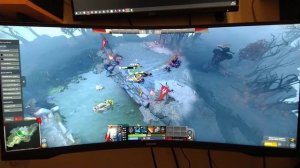 Горизонтальные мерцающие полосы на мониторе произвольного размера