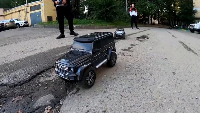 TRX4 VS HSP уличный тест драйв Traxxas Trx 4