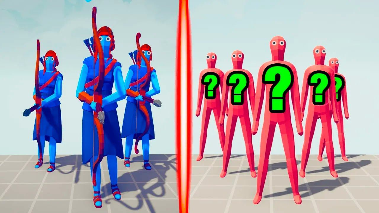 ARTEMIS TEAM vs RANDOM TEAM | TABS - Totally Accurate Battle Simulator смотреть онлайн