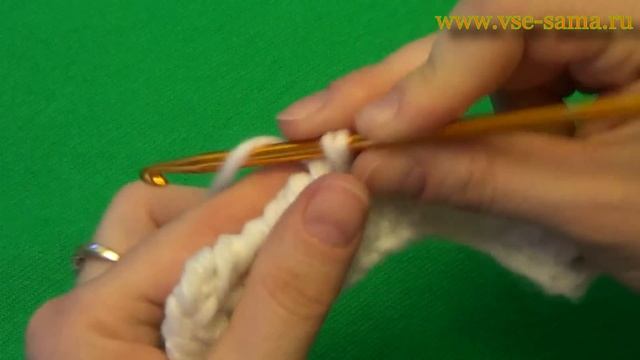 Рачий шаг из столбиков без накида смотреть онлайн