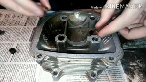 Замена маслосъёмных колпачков на скутере 157QMJ