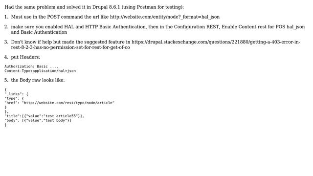 Drupal: 403 Forbidden when creating a page with RESTful API (5 Solutions!!) смотреть онлайн