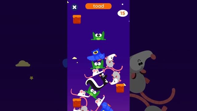 Logic : Sort Game _ Ptg Stack Nocturmal Animals Part 23 | Play and Learn English Games for Kids смотреть онлайн